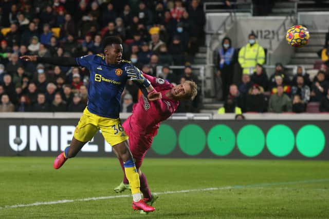 Anthony Elanga scored the last time the sides met. Credit: Getty.
