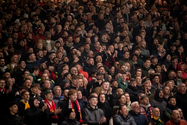 United’s fanbase will approach the last home game of the season with a mixture of emotions. Credit: Getty.