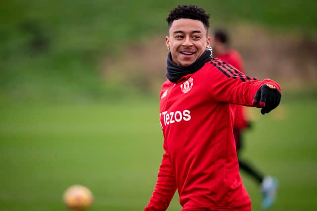 Jesse Lingard could play his final Manchester United home game on Monday. Credit: Getty.