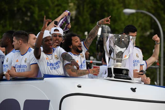 Real Madrid wrapped up the Spanish title at the weekend. Credit: Getty.
