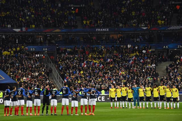 The Stade de France is located on the outskirts of Paris