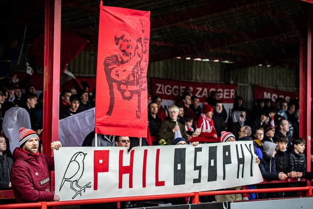 Altrincham fans have tasted fifth-tier success in the past. Credit: Jonathan Moore