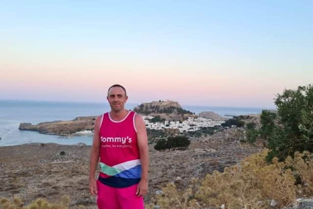 Ben Moorhouse spoke out his running challenges for Tommy’s research centre and clinic
