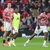 Harry Maguire and Aaron Wan-Bissaka could return for Manchester United this weekend. Credit: Getty.