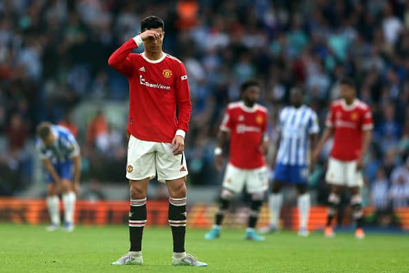 United suffered their 11th league defeat of the season against Brighton. Credit: Getty. 