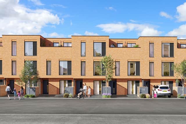 Artists impression of the new Neighbourhood development in Salford Credit: Salix Homes
