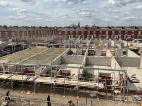 The Neighbourhood Development in Salford in progress. Credit: Salix Homes