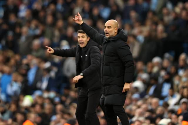 Pep Guardiola could win a fourth Premier League title this season. Credit: Getty.