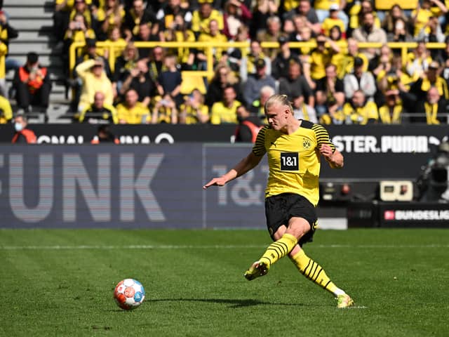 Erling Haaland looks set to join Manchester City. Credit: Getty.