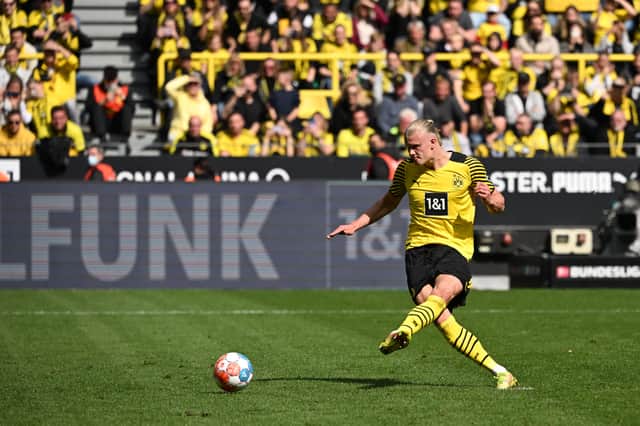 Erling Haaland looks set to join Manchester City. Credit: Getty.