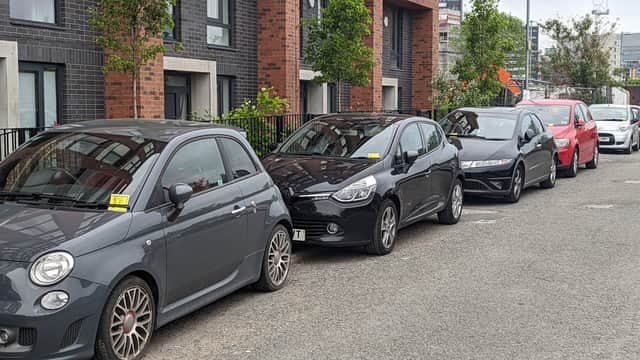 Parking tickets issued in Hulme Street, Salford. Credit: Walk Ride Central Salford. 