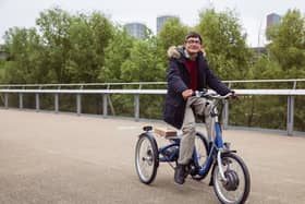 A range of different e-bikes can be hired out