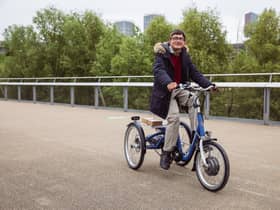 A range of different e-bikes can be hired out