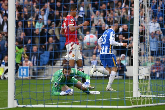 Manchester United lost 4-0 last time out against Brighton. Credit: Getty.