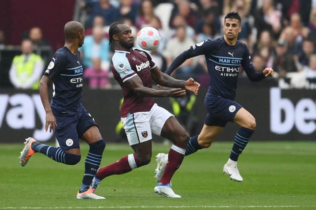 City dropped points at West Ham on Sunday. Credit: Getty.