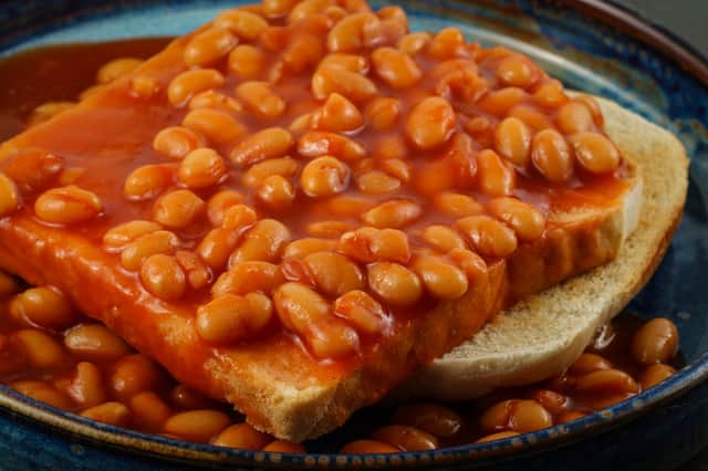 Beans on toast - but no budget left for cheese. Credit: Phil Taylor / SWNS