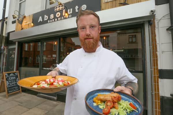 Gareth Mason, who lives in Bolton, who is Head Chef at Absolute Bar and Grill in Westhoughton Credit: Phil Taylor / SWNS