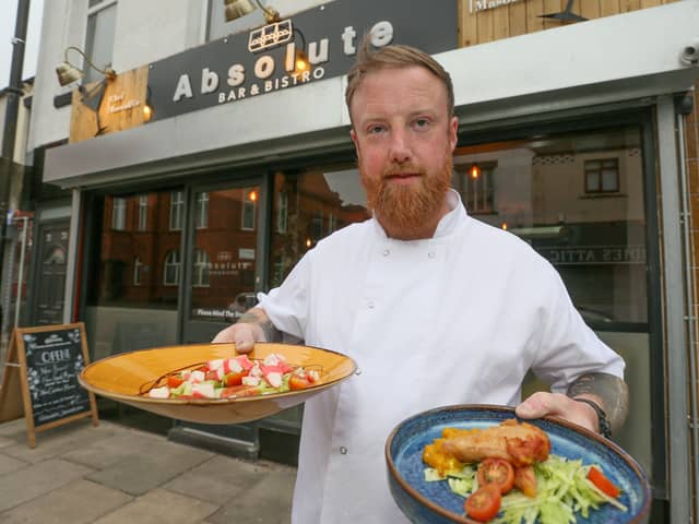 Gareth Mason, who lives in Bolton, who is Head Chef at Absolute Bar and Grill in Westhoughton Credit: Phil Taylor / SWNS