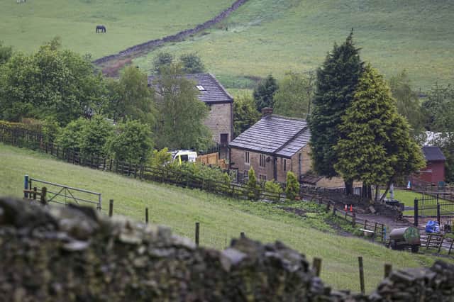 Police at the scene after boy, 3, dies in dog attack in Milnrow, Rochdale Credit: Matthew Lofthouse SWNS