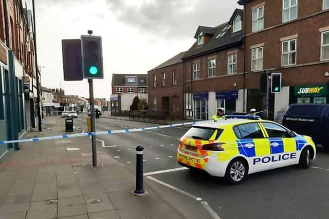 The scene near Fifteens in Pemberton