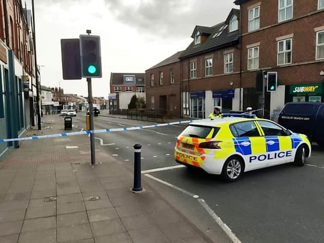 The scene near Fifteens in Pemberton