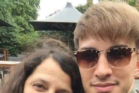 Figen Murray with her son Martyn Hett