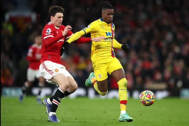 United play Palace on the final day of the season. Credit: Getty.