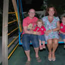 The Graham family, with Mike, Nicola and their sons Isaac and Reuben