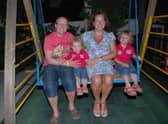 The Graham family, with Mike, Nicola and their sons Isaac and Reuben