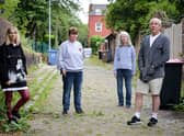 Joanna Watson, Julie Pye, Karen Corbett and Jim Moore say they are unhappy with noise levels Credit: LDRS