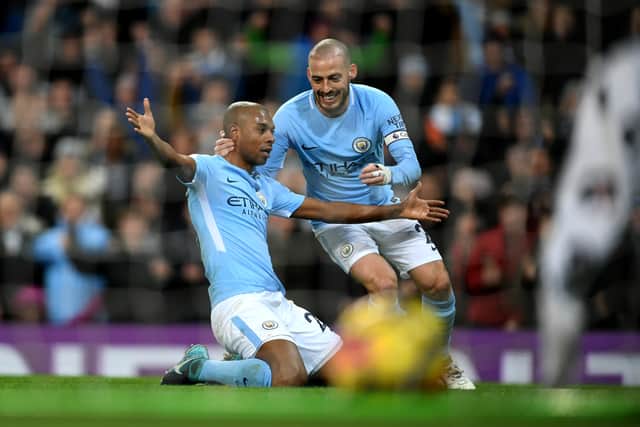 Fernandinho believes David Silva is bets player he played with at Manchester City. Credit: Getty.