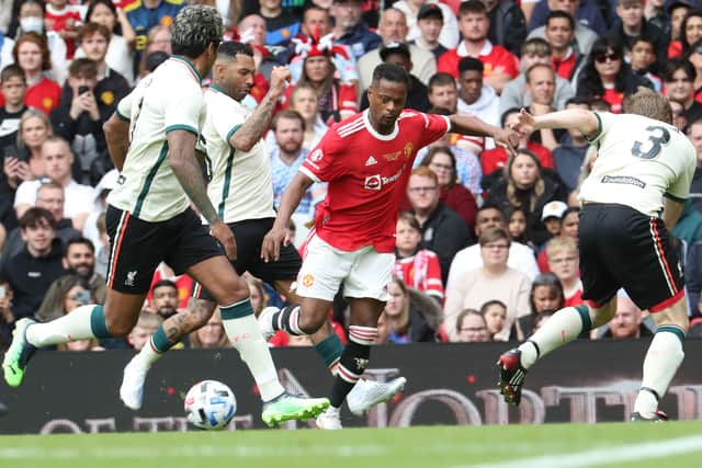Evra was back at Old Trafford on Saturday, participating in a charity game. Credit: Getty.