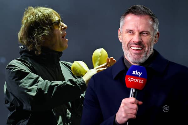Liam Gallagher and Jamie Carragher have been embroiled in a Twitter spat after Man City beat Liverpool to the title.