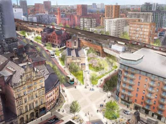 How the Flat Iron Square could end up looking if plans were to go ahead under the Chapel Wharf Development Framework