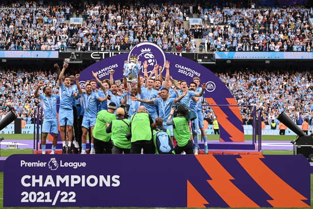 Manchester City are champions of England again. Credit: Getty.