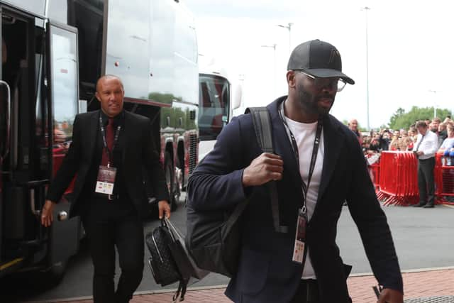 Saha played for a team of Manchester United Legends who faced Liverpool on Saturday. Credit: Getty.