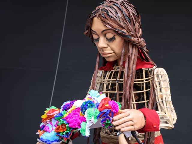 Little Amal. Photo: The Walk Productions
