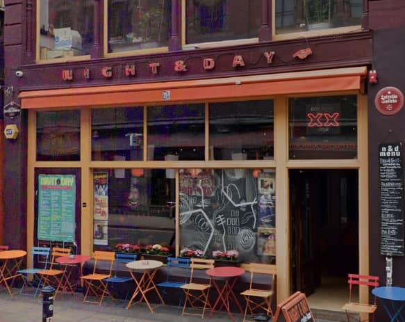 Night & Day Cafe in Manchester.