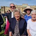 Gisela Feldman and Sonja Sternberg visit Buckingham Palace