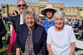 Gisela Feldman and Sonja Sternberg visit Buckingham Palace