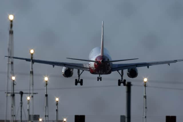 Manchester Airport has seen a spike in passenger numbers at all terminals, leading to some queues and delays Credit: Getty