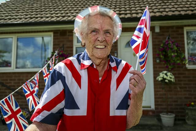 Jean Topping loves the royals Credit: Matthew Lofthouse/ SWNS