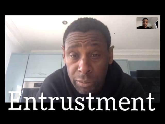 Entrustment was partially filmed over Skype and Zoom during lockdown