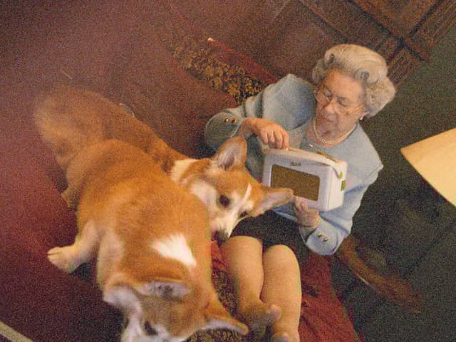 Photographer Alison Jackson captures lookalike Queen enjoying some time at home.