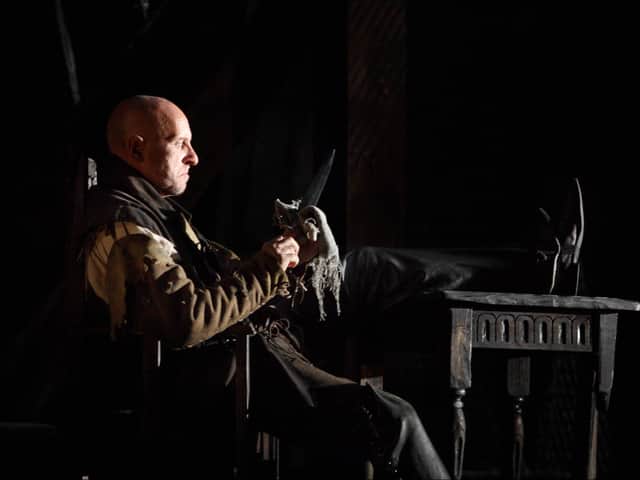 Brindley Sherratt as Sparafucile in Rigoletto at the Royal Opera House in 2014. Photo; Catherine Asmore