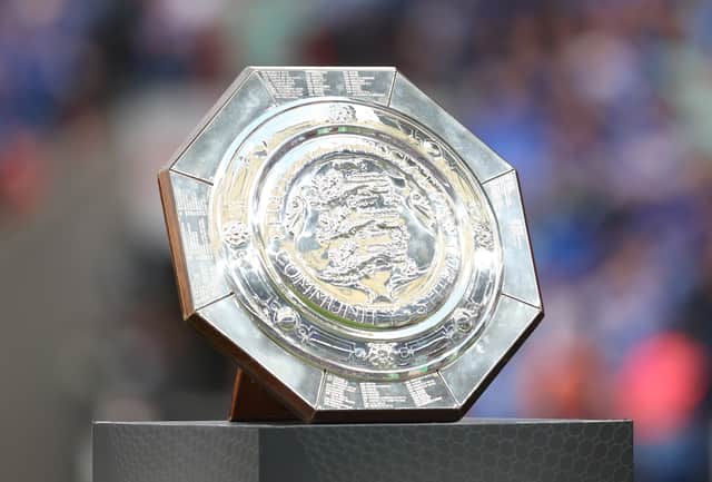 <p>Manchester City will face Liverpool in the 2022 Community Shield. Credit: Getty.</p>