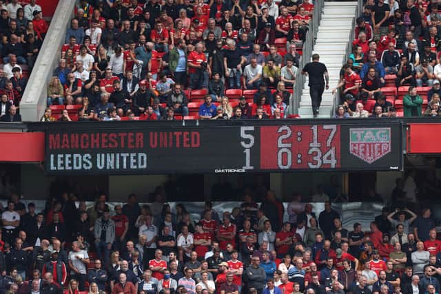 United beat Leeds 5-1 on the opening weekend of the 2021/22 season. Credit: Getty.