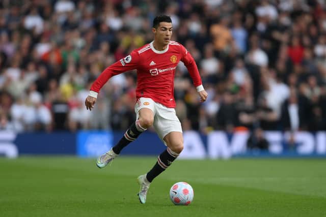 Cristiano Ronaldo scored United’s first goal in their 2-0 win over Brighton at Old Trafford last season. Credit: Getty.