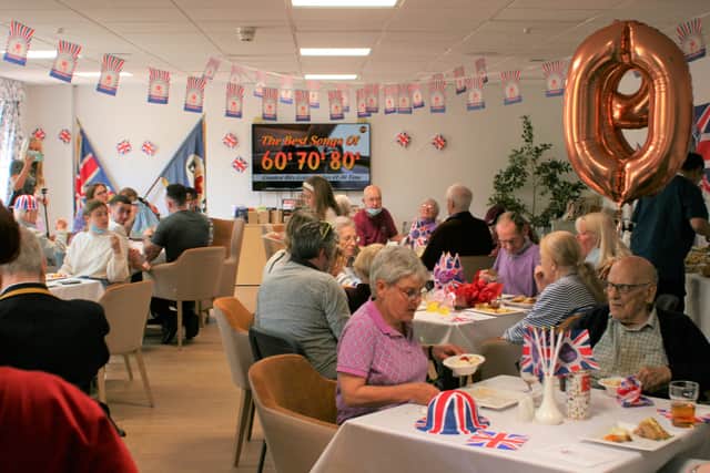 The Platinum Jubilee celebration at Broughton House in Salford