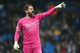 Manchester City have renewed Scott Carson’s contract for another season. Credit: Getty 